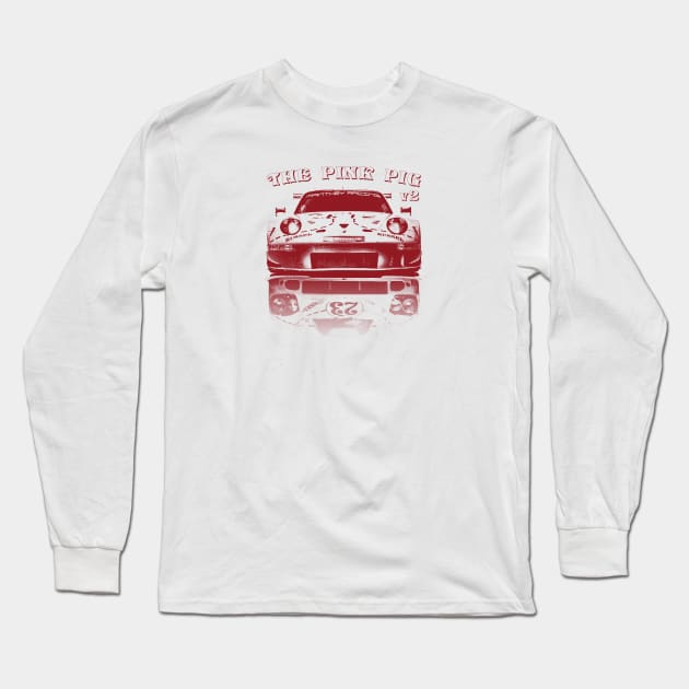 Le Mans Winner in Pink Long Sleeve T-Shirt by peterdials